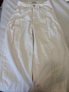 Lewkin Beggy White Denim Jeans Small